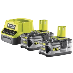 Ryobi 2x 18V Batteri + Lader