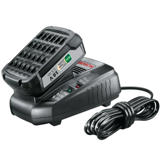 Bosch Gør Det Selv Bosch Batterisæt 18V 2,5 Ah Batteri Med Hurtiglader