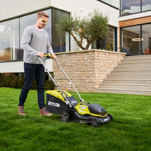 Ryobi RY18LMX37A-150 ONW+ 18V Plæneklipper 1x5.0 Ah Batteri Og Lader - Billede 2