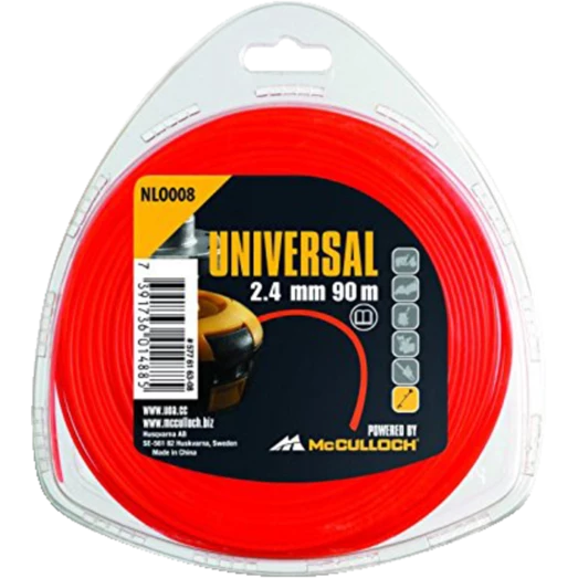 McCulloch Trimmersnøre NlO 005 15 Meter 2,4 Mm