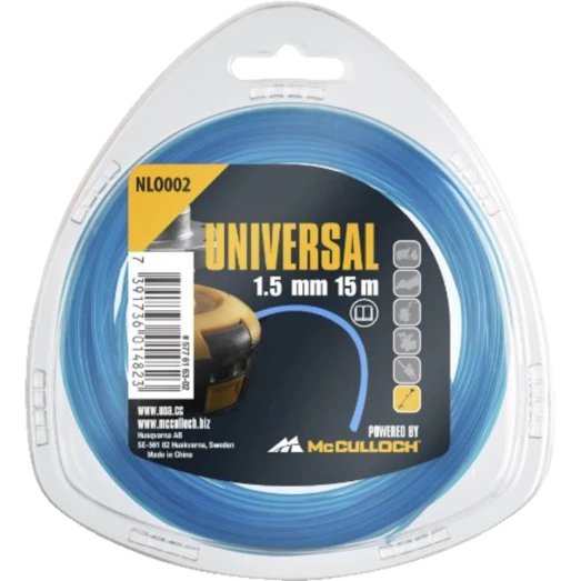 McCulloch Trimmersnøre NlO 002 15 Meter 1,5 Mm