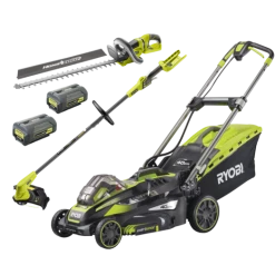 Ryobi Plæne, Græs Og Hækkeklipper Inkl. Batteri Og Lader