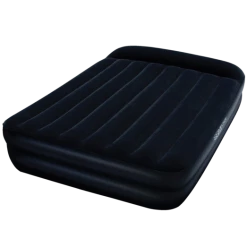 Bestway Luftmadras Dobbelt M/indbygget Pumpe 152x203x46 Cm Sort