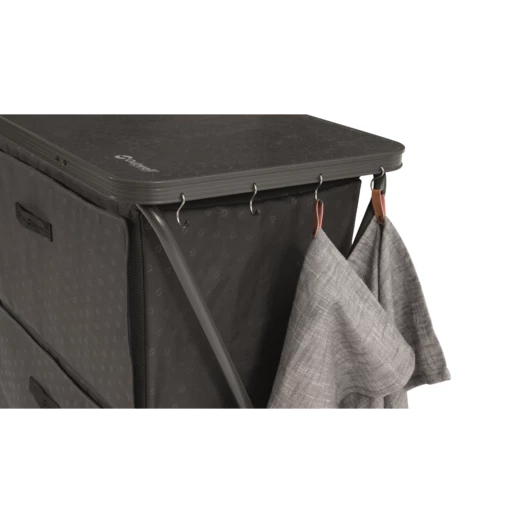 Camping Skab, Outwell Bahamas Cabinet, Sort - Billede 7