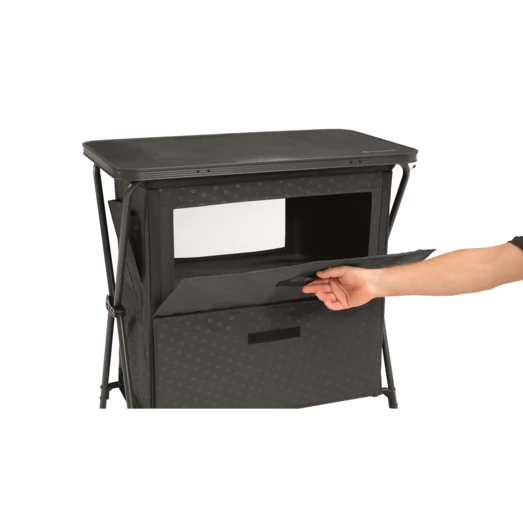 Camping Skab, Outwell Bahamas Cabinet, Sort - Billede 2