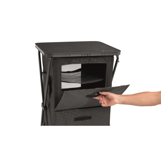 Camping Skab, Outwell Domingo Cabinet, Sort - Billede 2