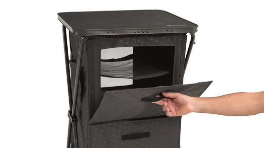 Camping Skab, Outwell Domingo Cabinet, Sort - Billede 3