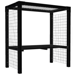 Plus Daytime Med Stålespalier Modul 1 Sort