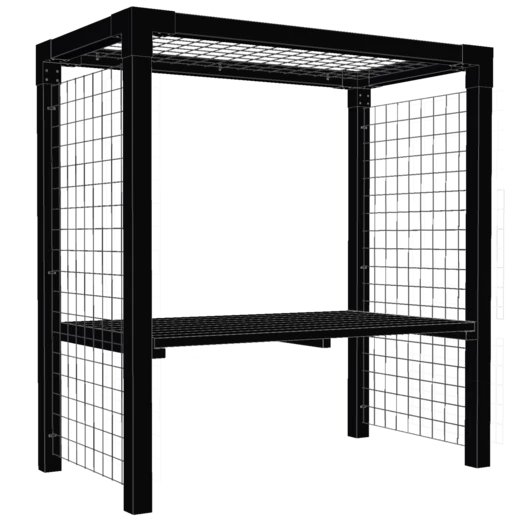 Plus Daytime Med Stålespalier Modul 1 Sort