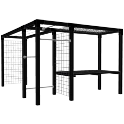 Plus Daytime Med Stålespalier Modul 4 Sort