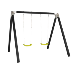 Plus Luksus Gyngestativ Med 2 Gynger