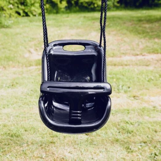 Nordic Play Komplet Babygynge Med Sort Reb Sort - Billede 6