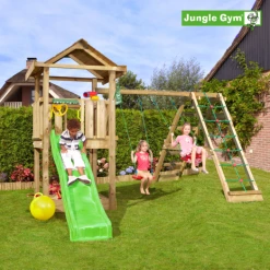 Jungle Gym House Legetårn M/climbmodul