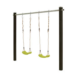 Plus Gyngestativ Med Gyngesæder Grønne Gyngesæder