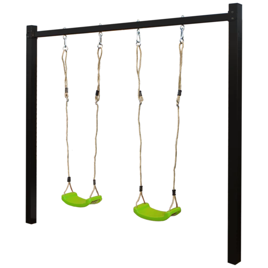 Plus Gyngestativ Med Grønne Gyngesæder