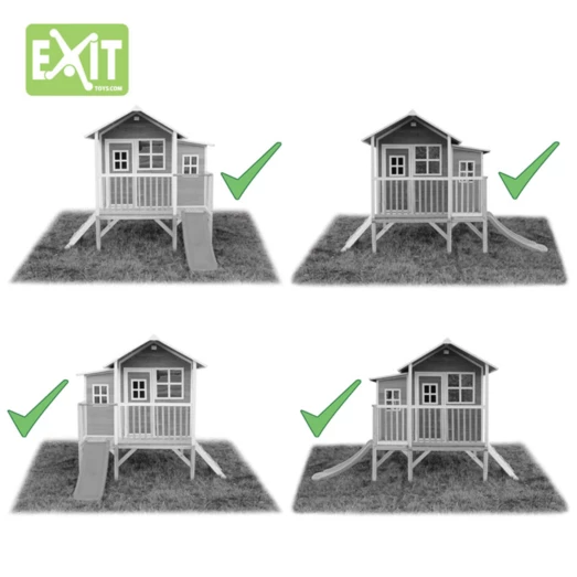 Exit Loft 350 Legehus Grøn - Billede 3