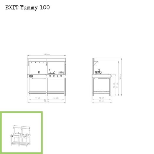 Exit Yummy Udendørskøkken 100 - Billede 6